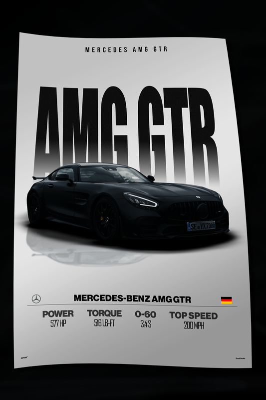 Mercedes-Benz AMG GTR Poster
