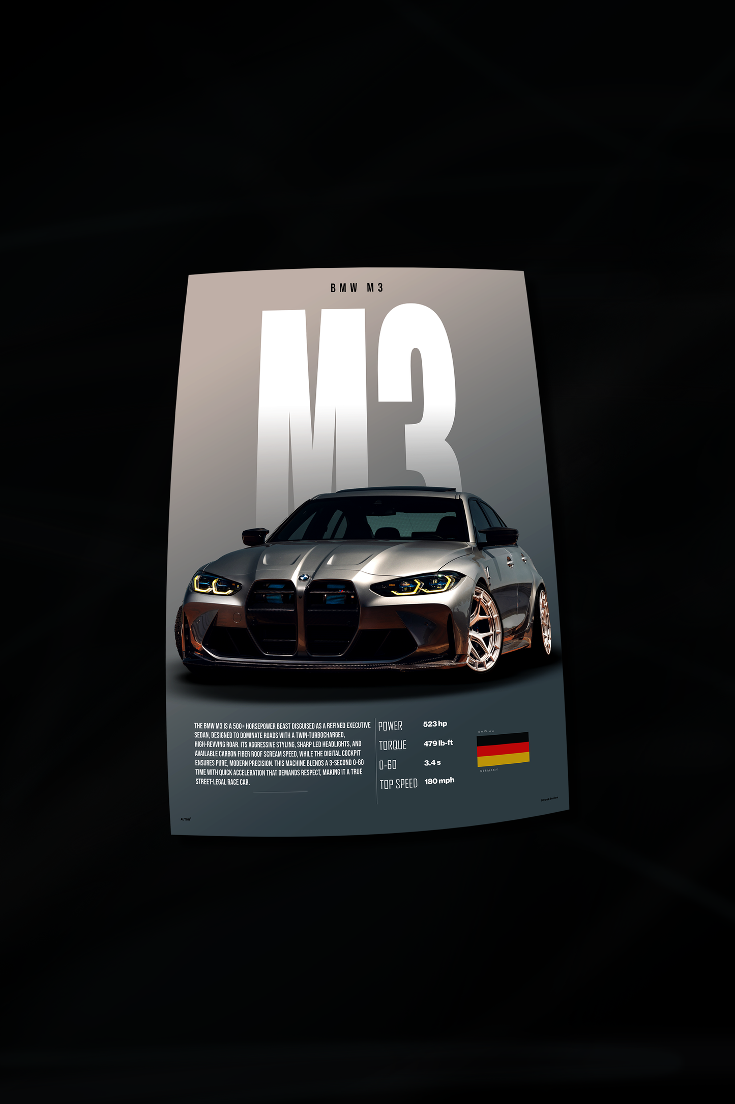 BMW M3 Poster