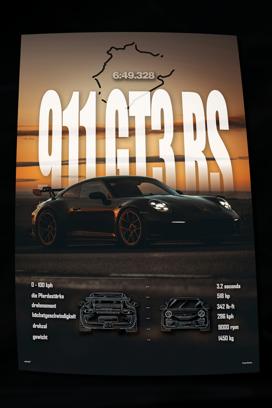 Porsche 911 GT3 RS Poster