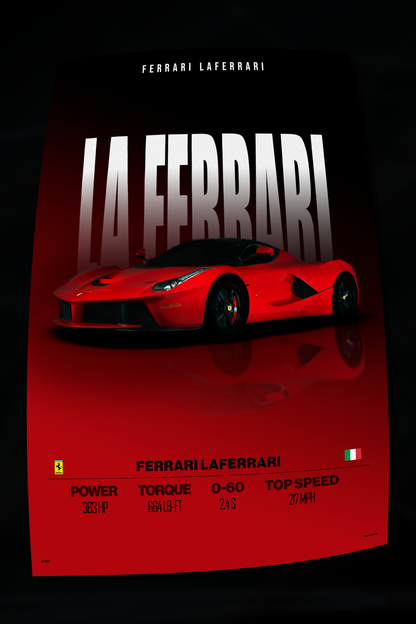Ferrari LaFerrari Poster