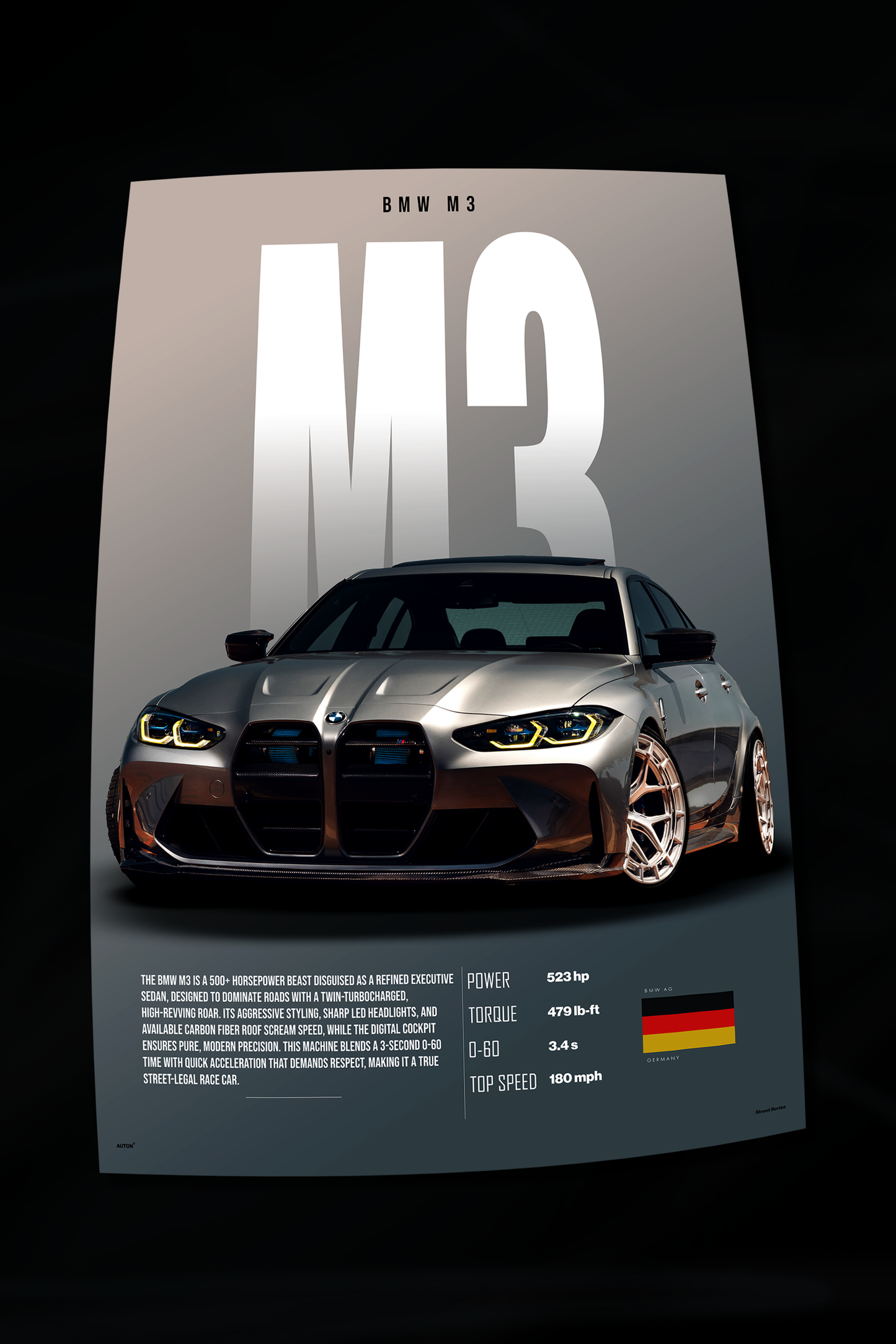 BMW M3 Poster