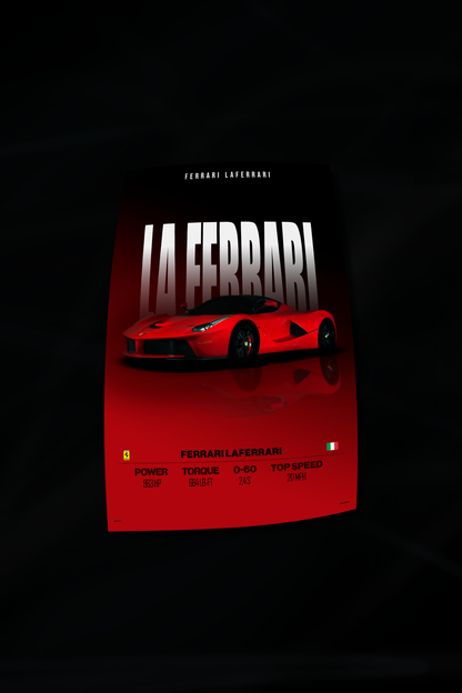 Ferrari LaFerrari Poster