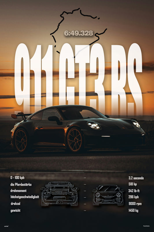 Porsche 911 GT3 RS Poster