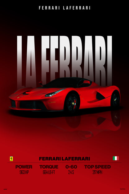 Ferrari LaFerrari Poster