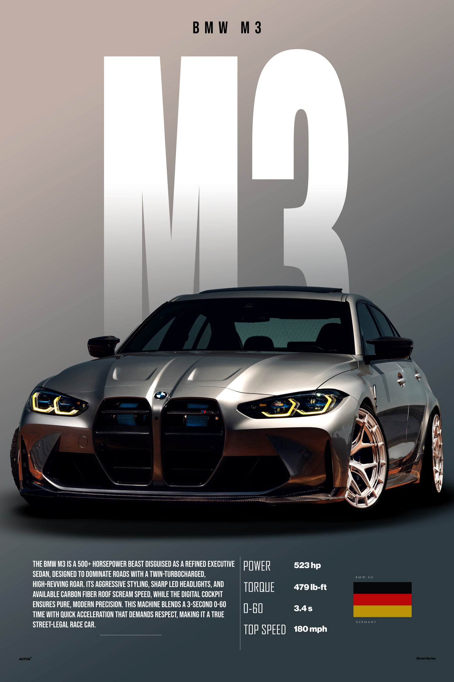 BMW M3 Poster