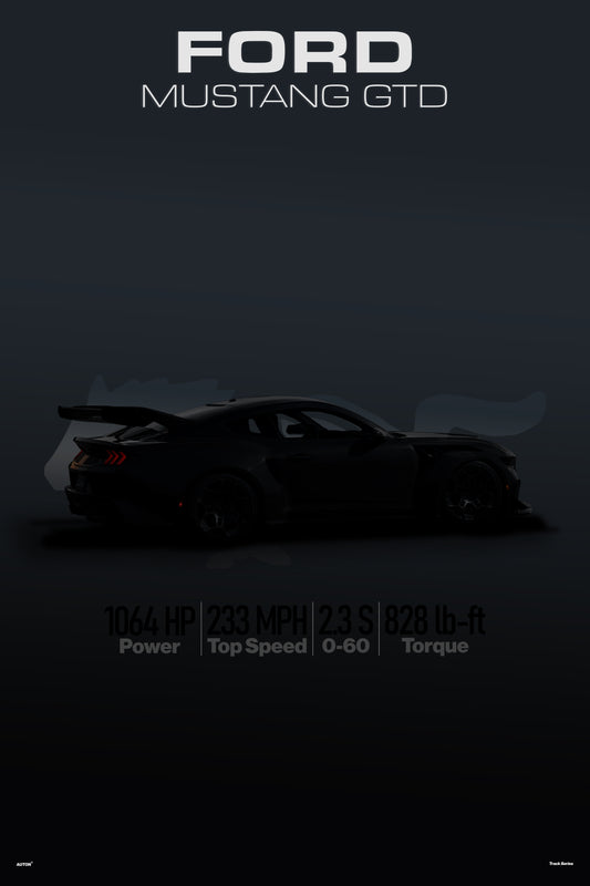 Ford Mustang GTD Poster